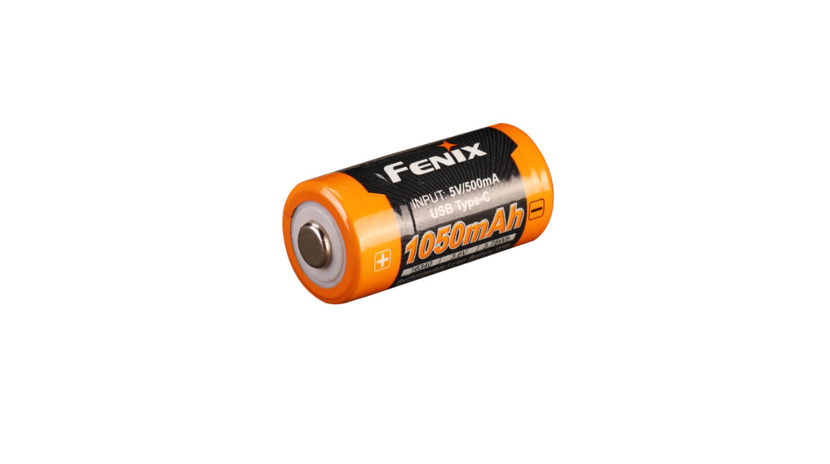 Dobíjateľná batéria Fenix RCR123A 1050 mAh USB-C